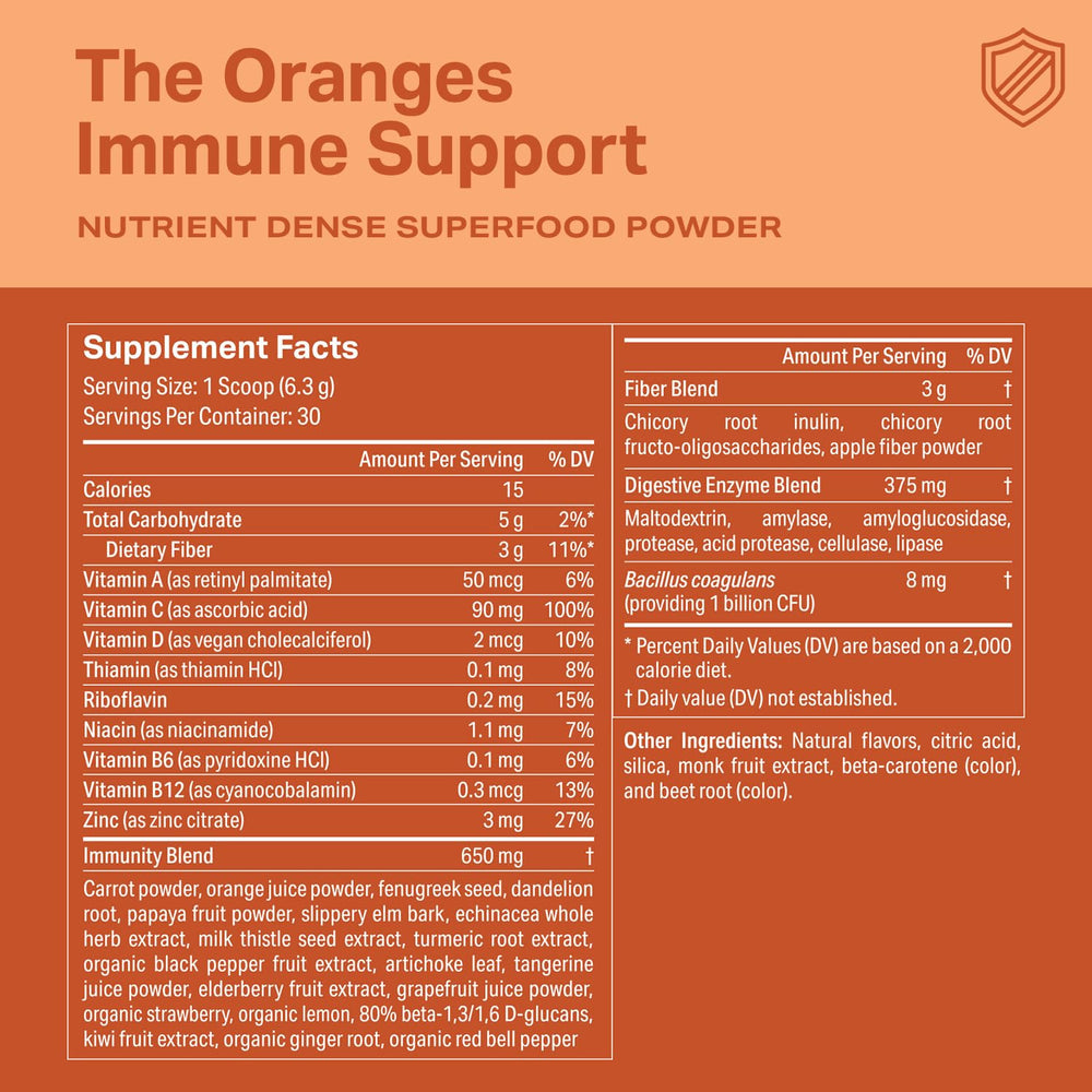 On-the-go serving and lifestyle image for immune support