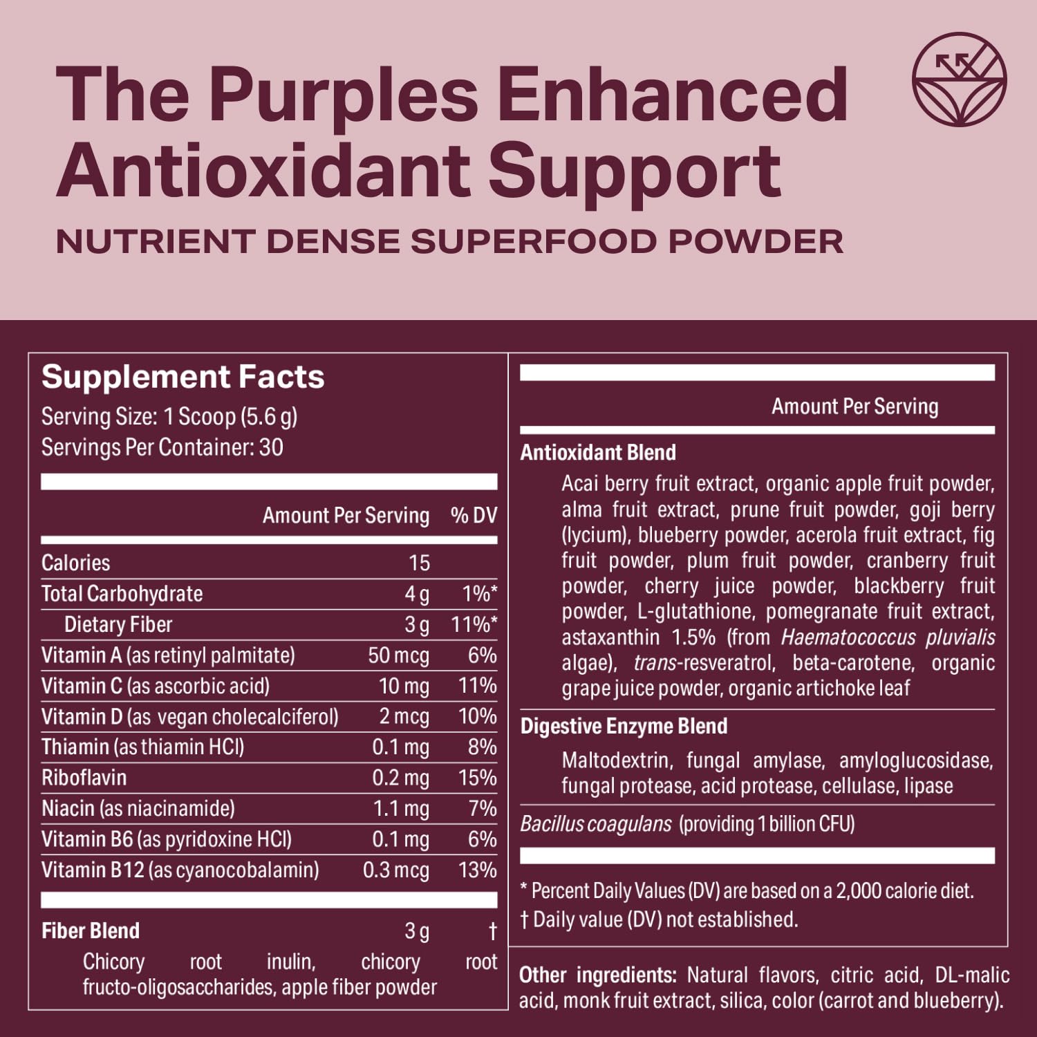 Lifestyle shot of Proper Purples being mixed into a drink