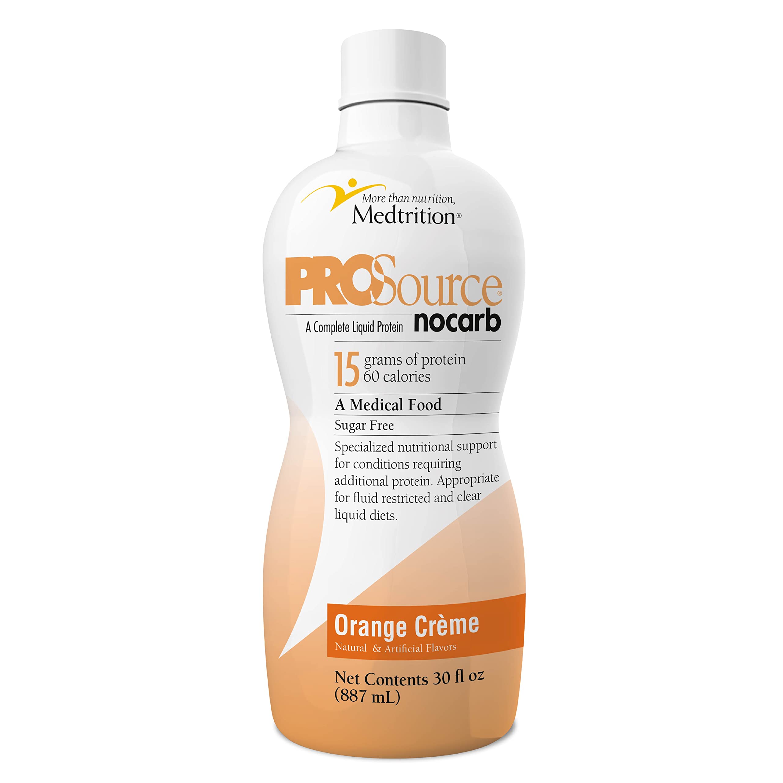 Medtrition ProSource NoCarb Orange Creme Liquid Protein – 15 g/30 mL ...