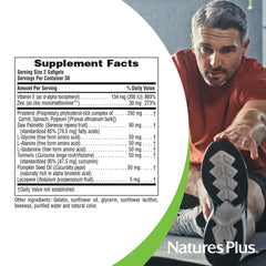 Turmeric (curcumin) component for anti-inflammatory support in ProstActin