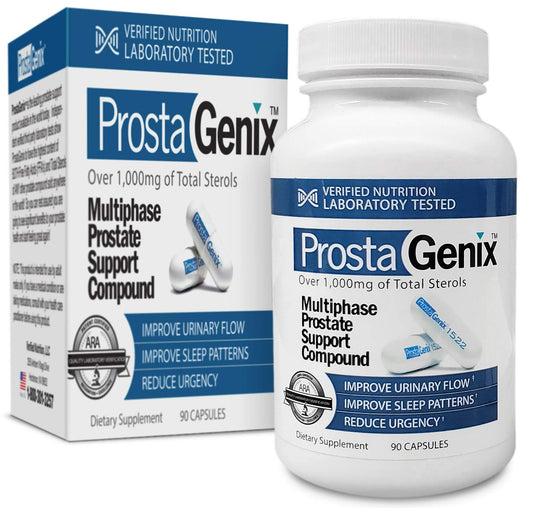 ProstaGenix bottle with 90 capsules