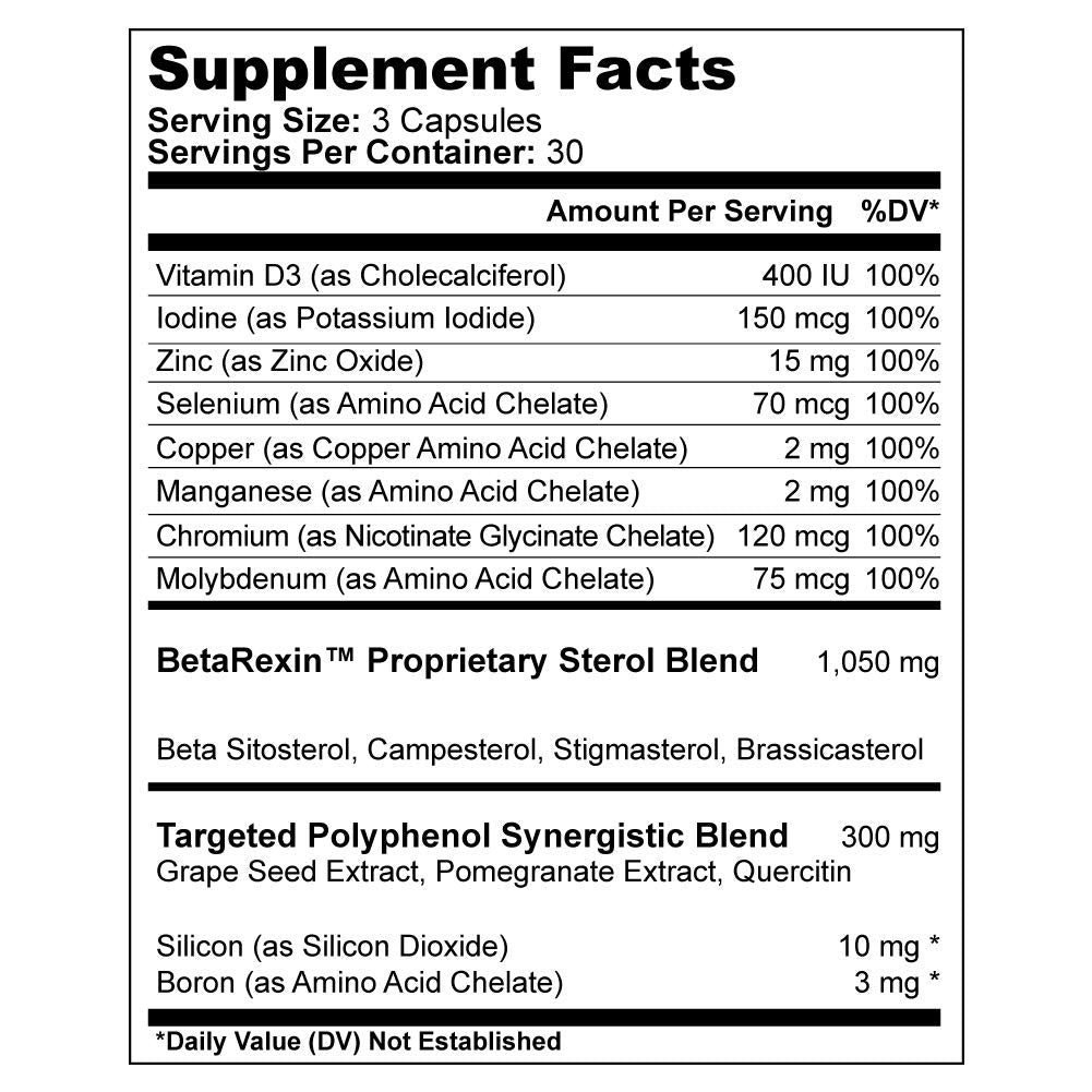 ProstaGenix Multiphase beta-sitosterol source from Landes Forest France as premium ingredient origin