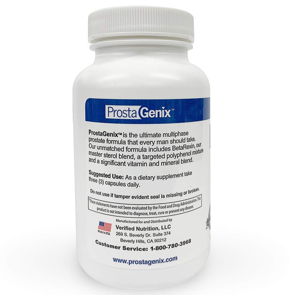 ProstaGenix Multiphase capsules dispensing for easy daily intake