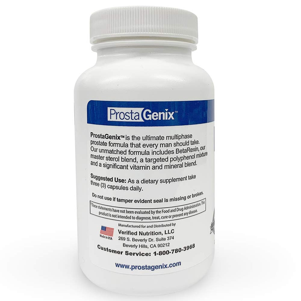 ProstaGenix Multiphase capsules dispensing for easy daily intake