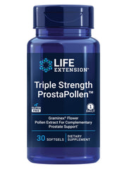 Life Extension ProstaPollen bottle on white background