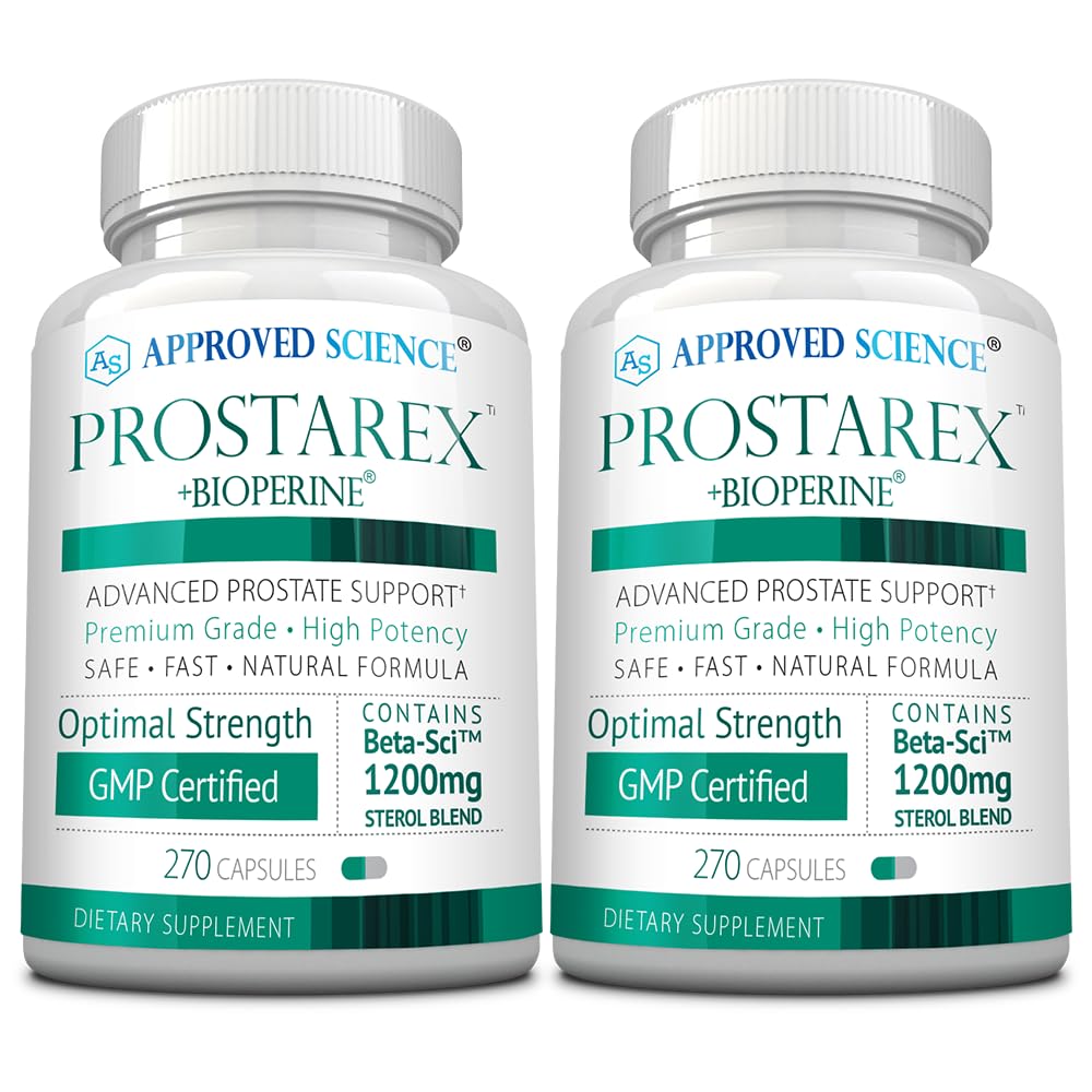 Approved Science Prostarex bottle displaying 540 capsules