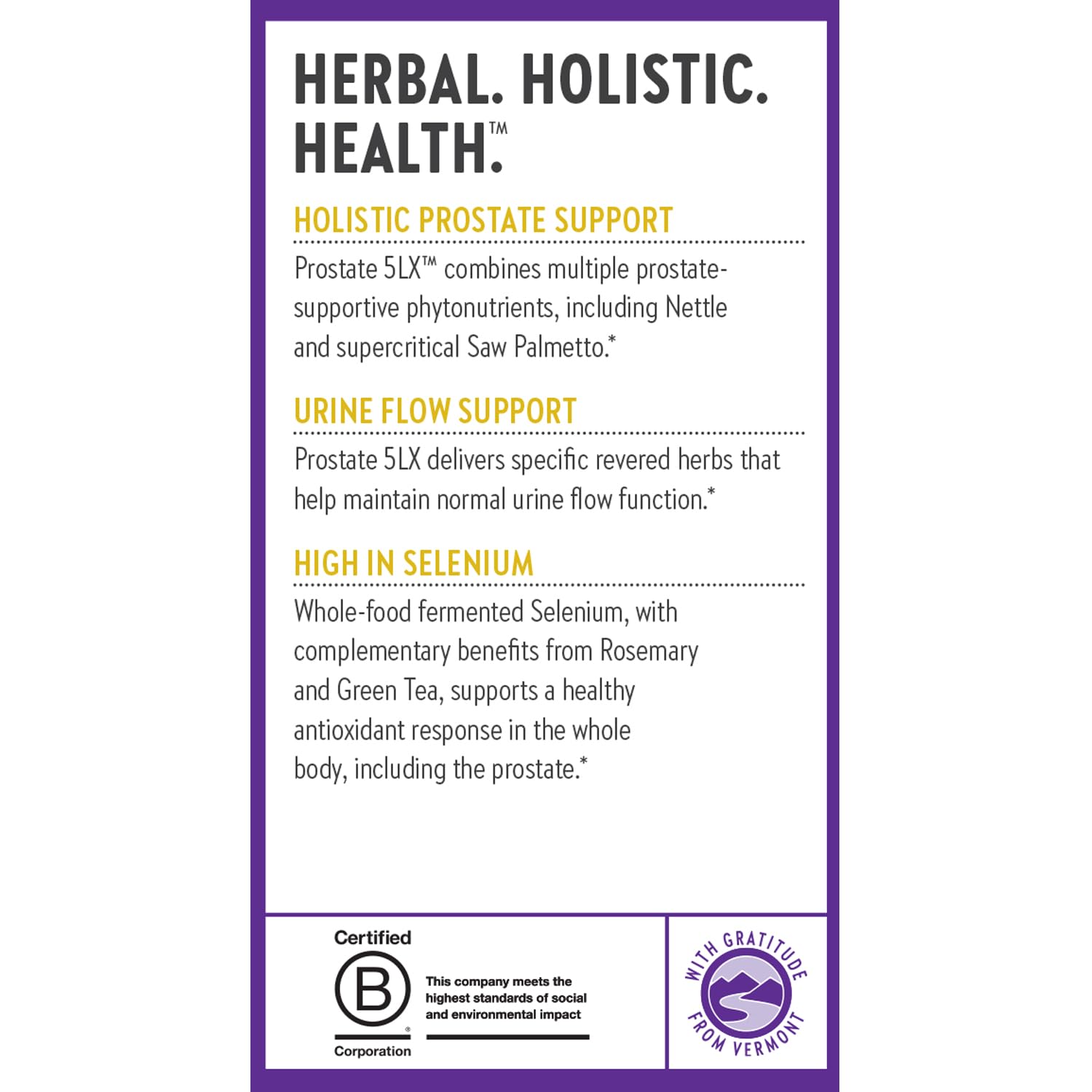 Certifications and quality seals (Non-GMO, Gluten-Free, NSF)