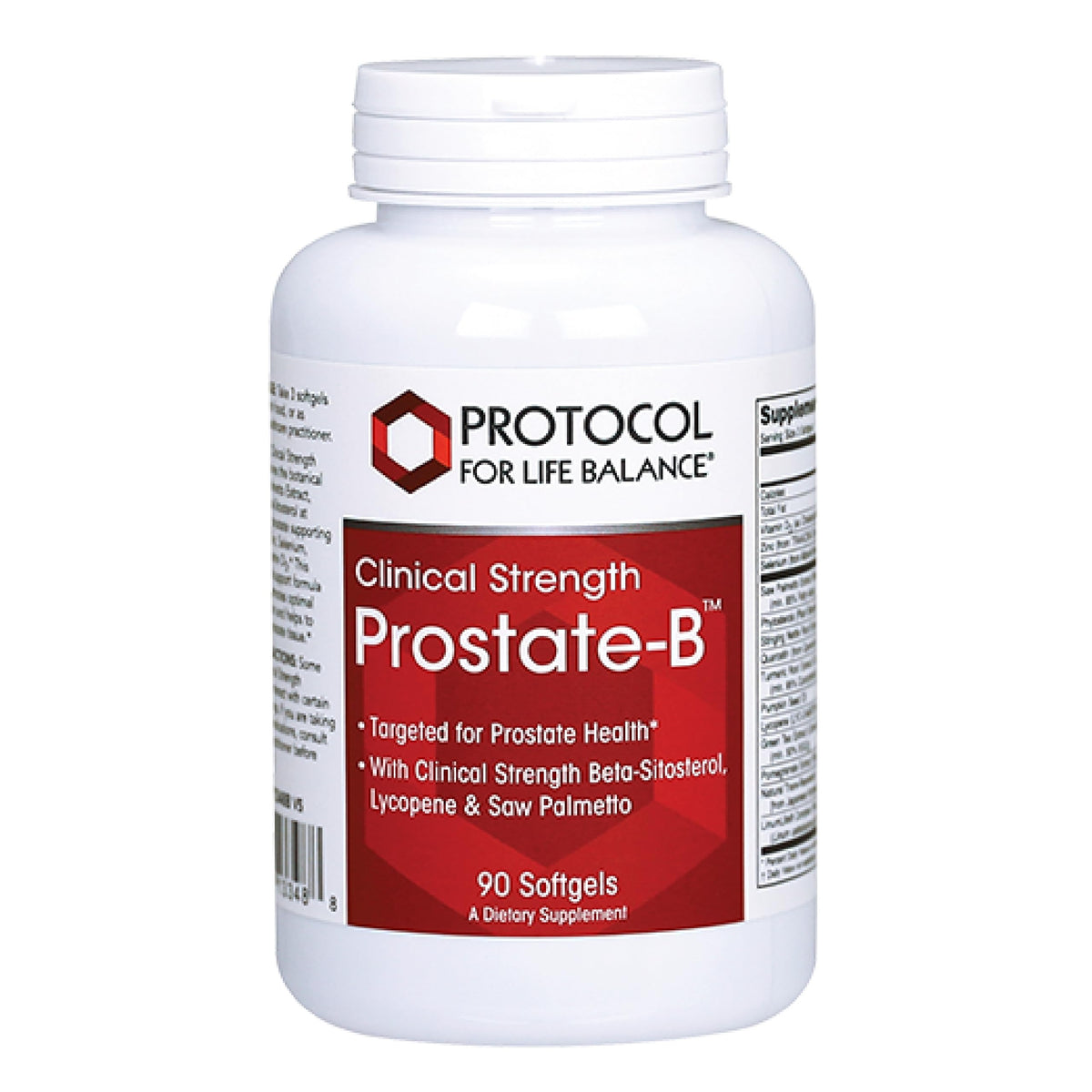 PROTOCOL FOR LIFE BALANCE Prostate-B Clinical Strength bottle with label