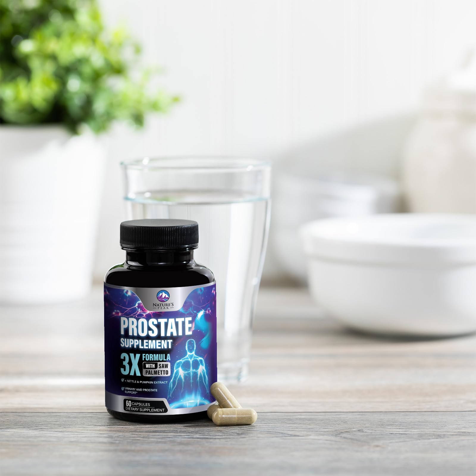 Comparison chart highlighting benefits of Prostate Health Supplements