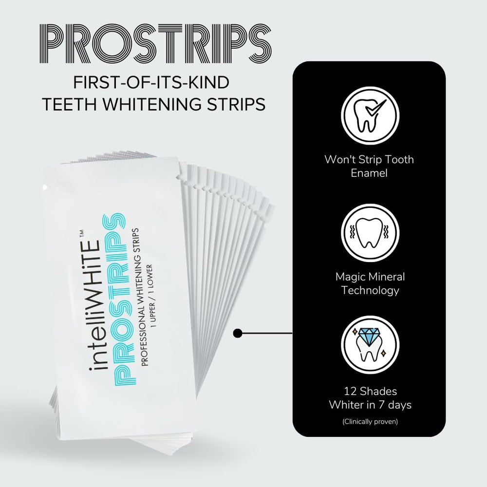 Prostrips strips adhering to teeth using Super Grip technology