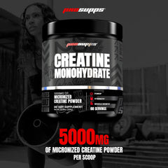 Unflavored creatine powder dissolving in water