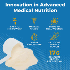 Close-up of nano-hydrolyzed collagen ingredients on label