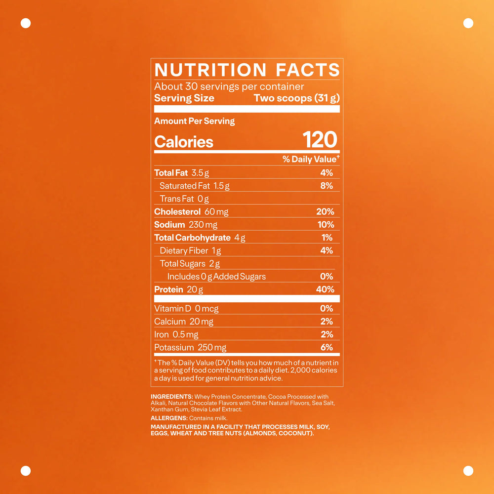 20g protein per serving for lean muscle