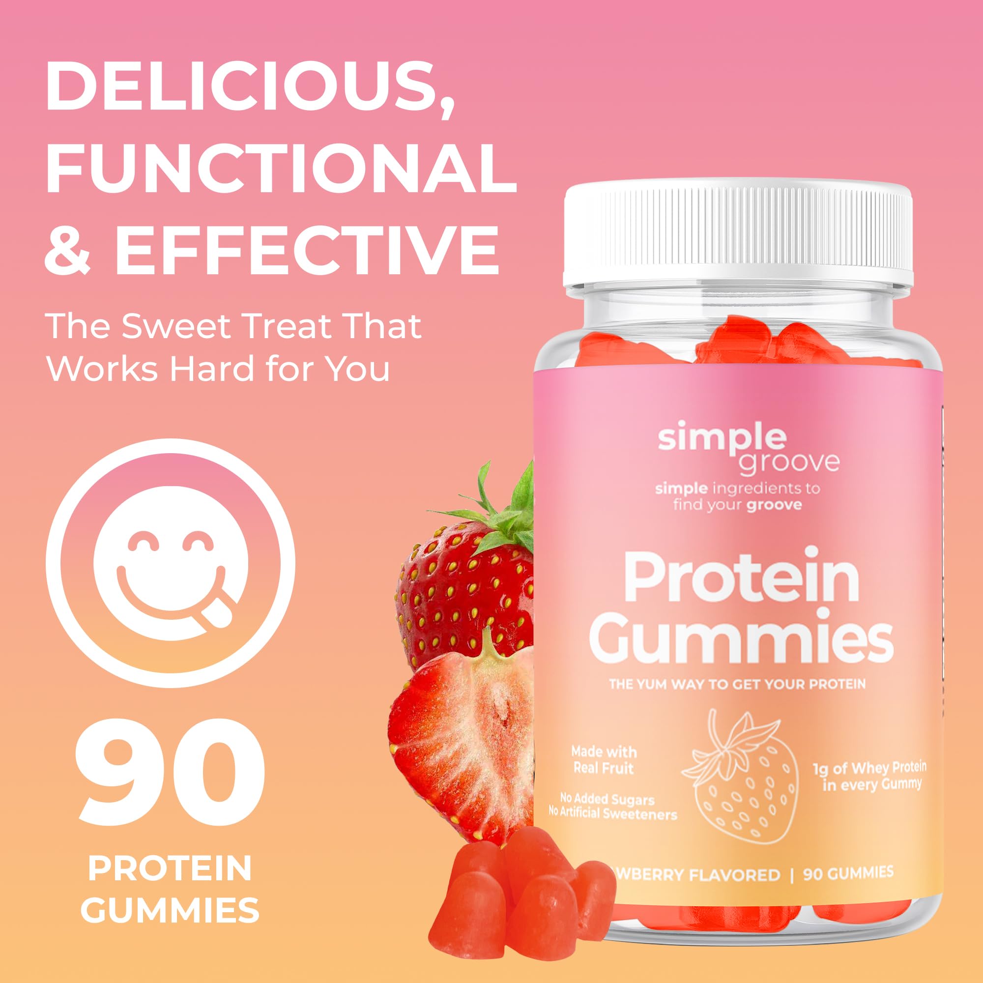 Gummies on-the-go snack for active lifestyles.