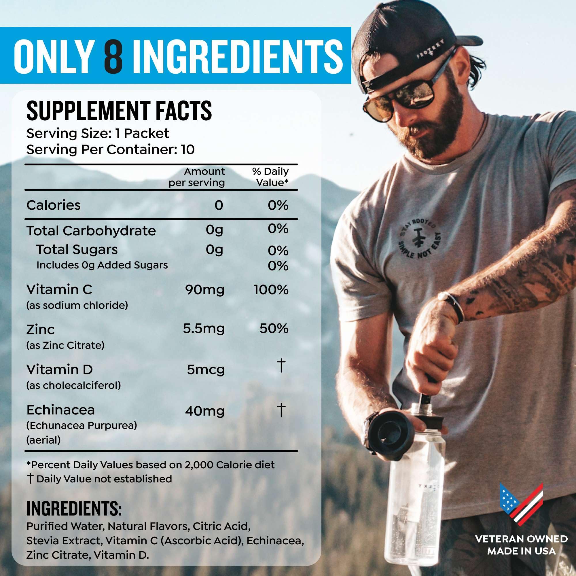 Protekt IMMUNITY packaging - Mixed Berry 10-count