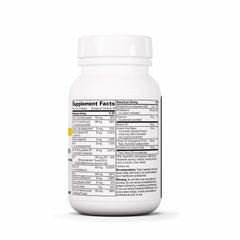 Ingredient list highlighting vitamins A, C, D, B12 and minerals