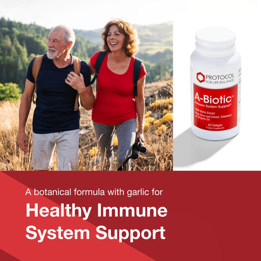 Close-up of garlic and elderberries in immune supplement formula