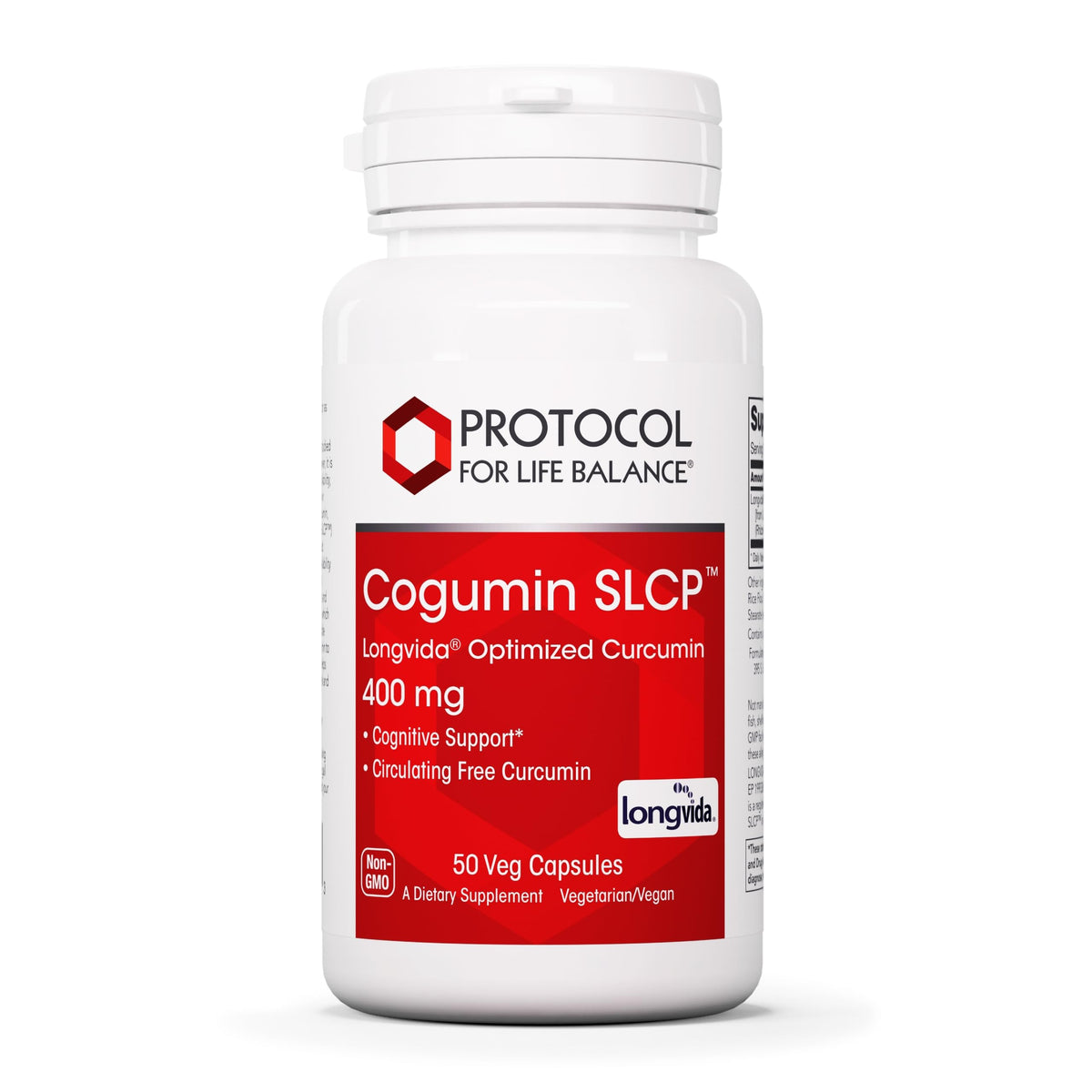 Cogumin SLCP 400mg Curcumin bottle and capsules close-up