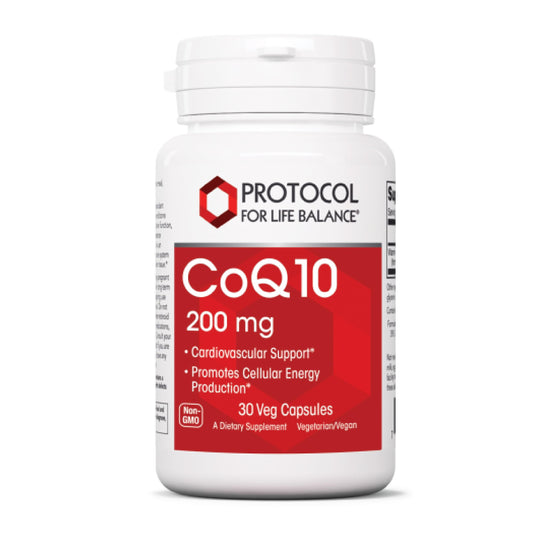 Protocol CoQ10 200 mg bottle for heart health