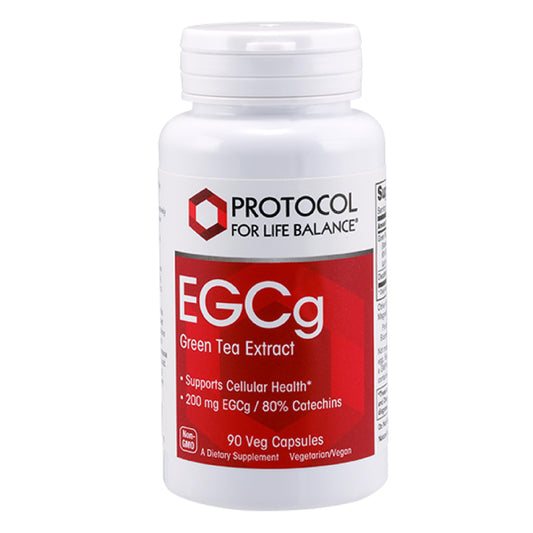 Front view of Protocol EGCG 200 mg bottle