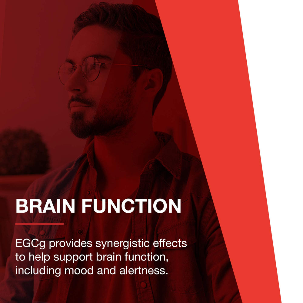 Capsules close-up showing 200 mg EGCG content