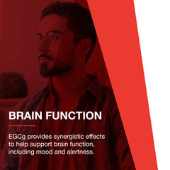Capsules close-up showing 200 mg EGCG content