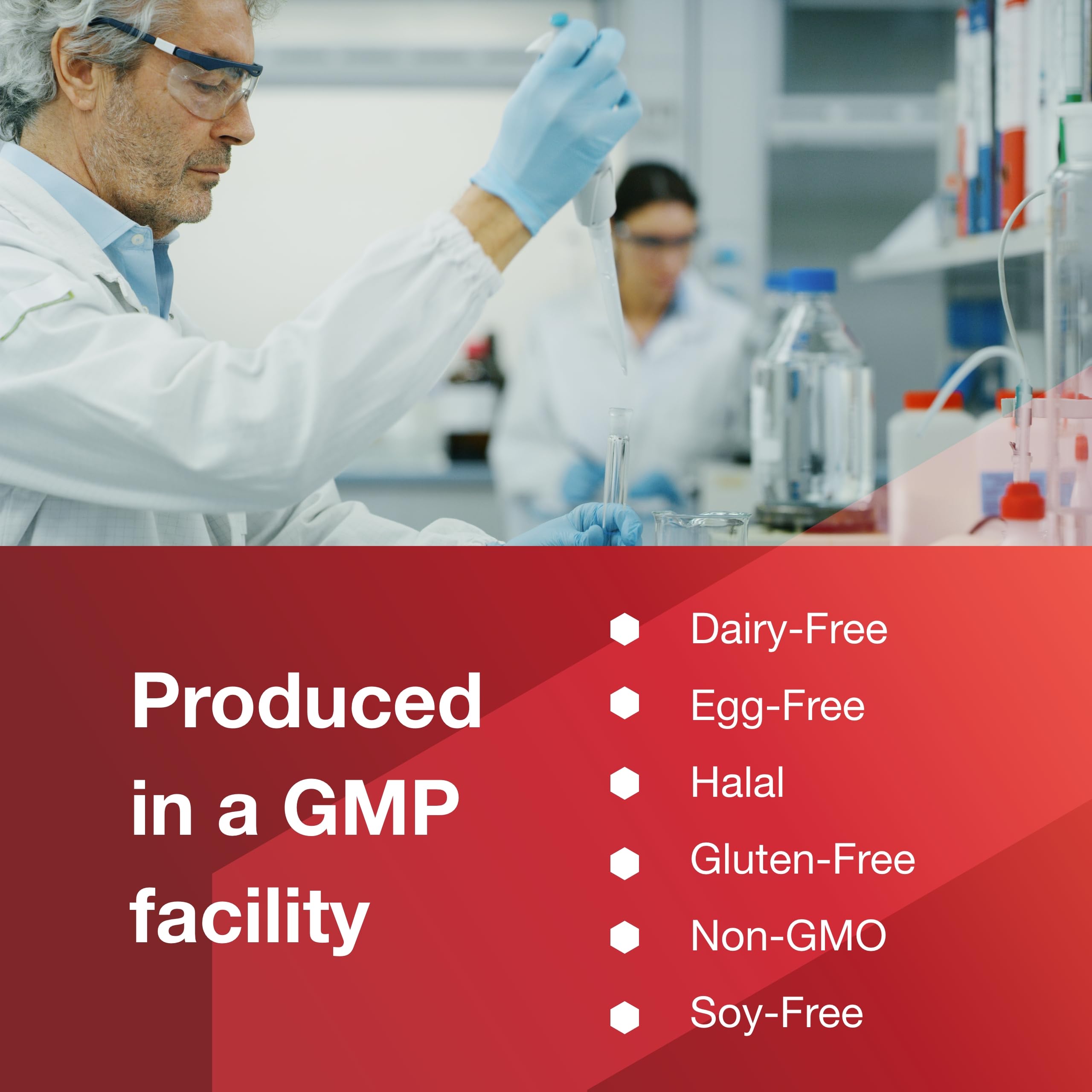Gluten-free, nut-free, soy-free, dairy-free and egg-free formulation