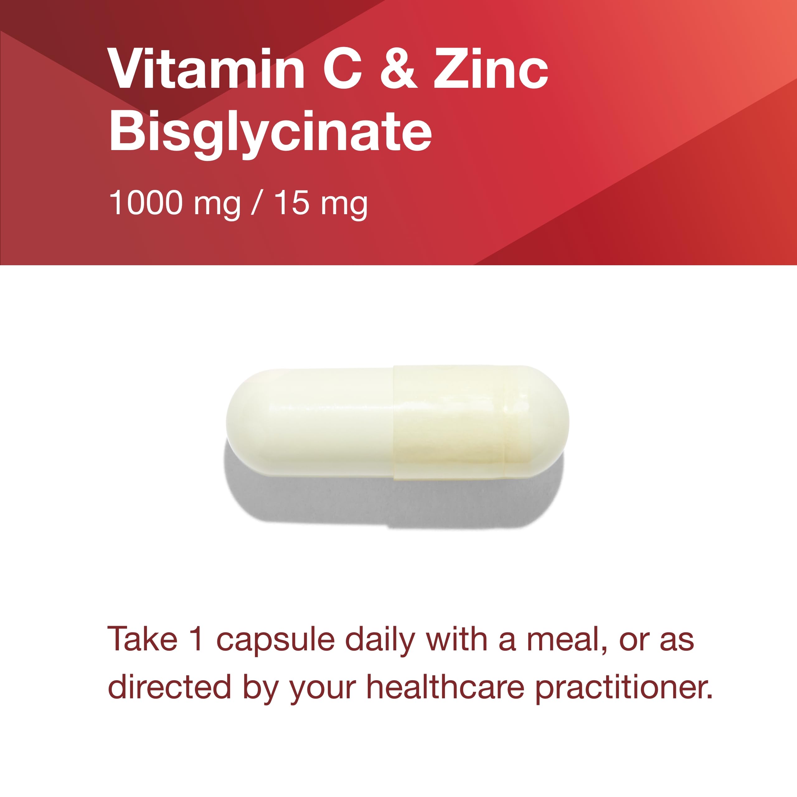 Product shot of bottle and capsules on white surface