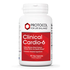 Bottle of Protocol For Life Balance Clinical Cardio-6 (90 Veg Caps)