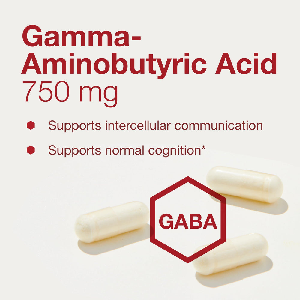 Gluten-free label on Protocol for Life Balance GABA 750mg packaging