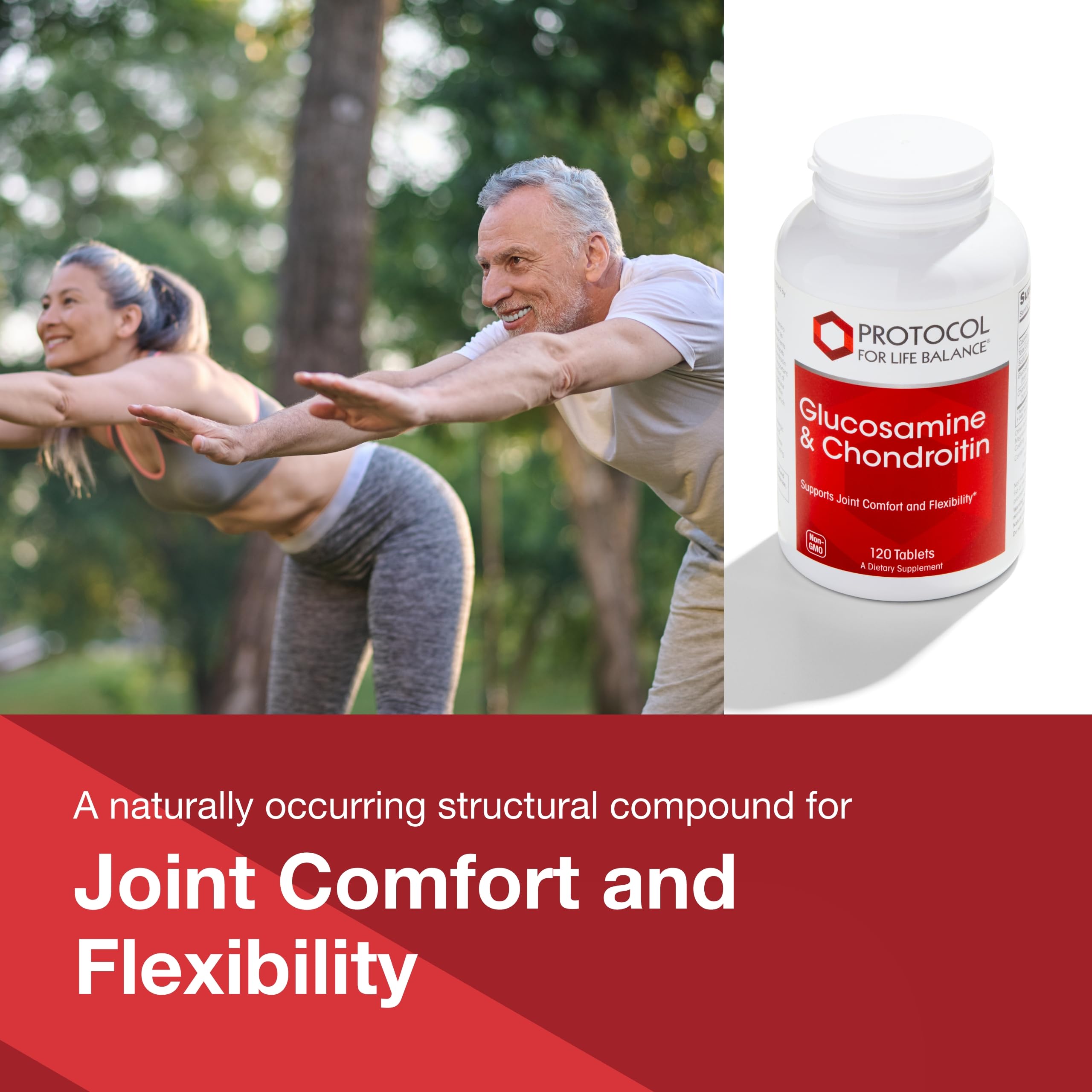 Ingredients: Glucosamine and Chondroitin for joint health