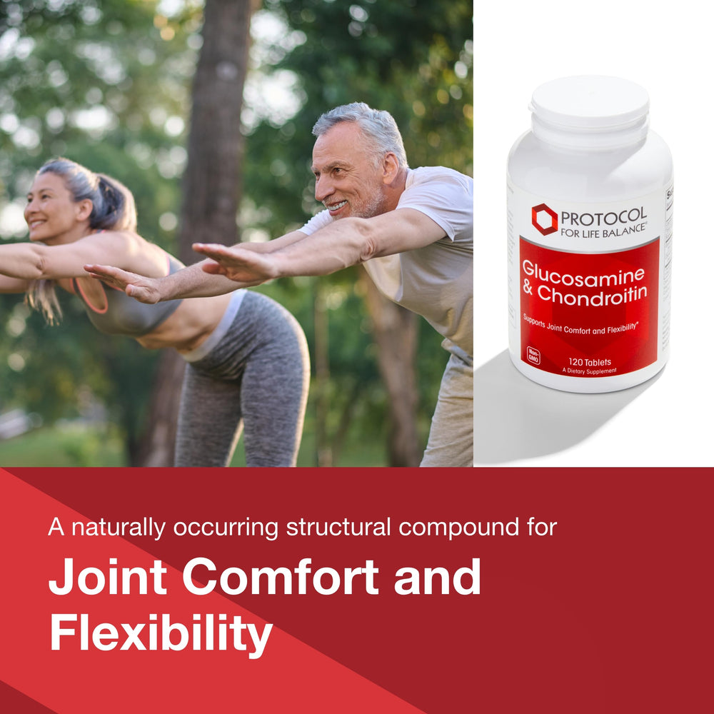 Ingredients: Glucosamine and Chondroitin for joint health
