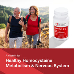 Nutrition facts chart for Protocol for Life Balance Methyl B12