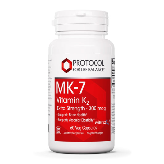 Protocol For Life Balance MK-7 Vitamin K2 bottle label