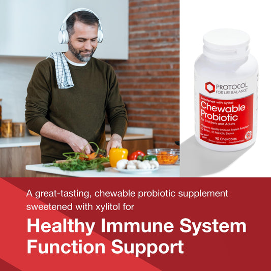 Front of Protocol For Life Balance Probiotic bottle