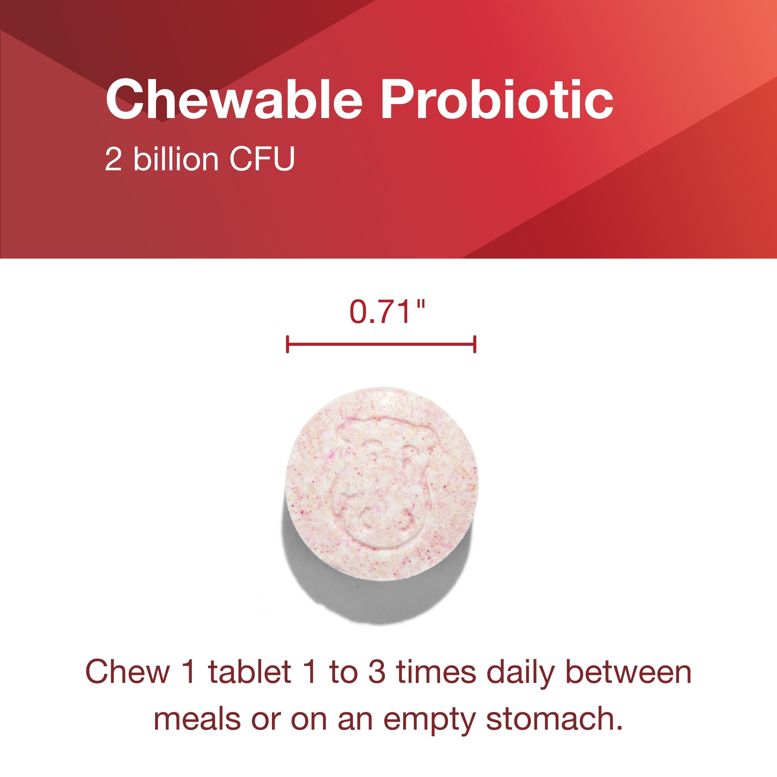 90 chewables bottle with serving size