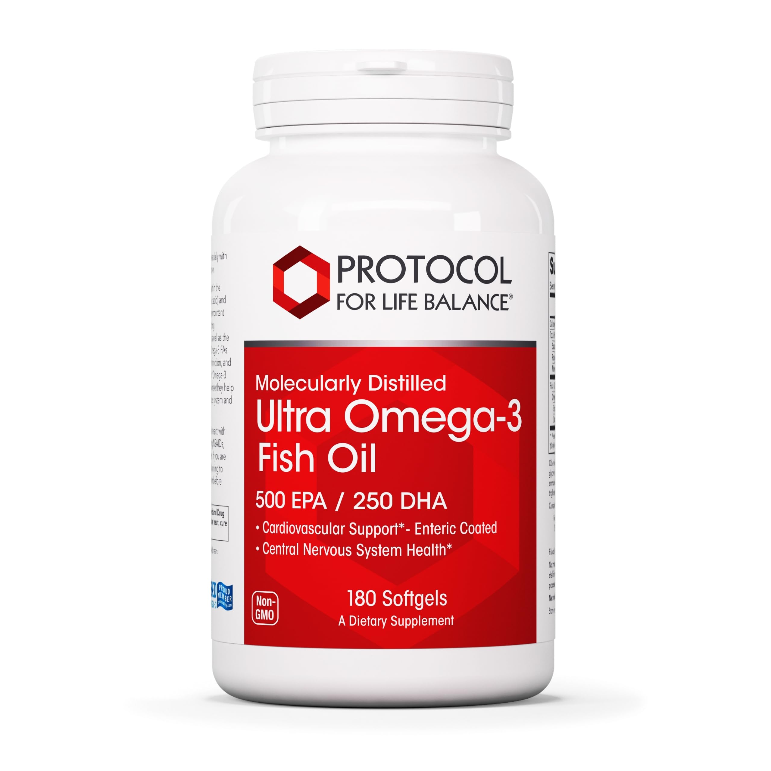Protocol for Life Balance Ultra Omega-3 bottle with softgels for daily wellness