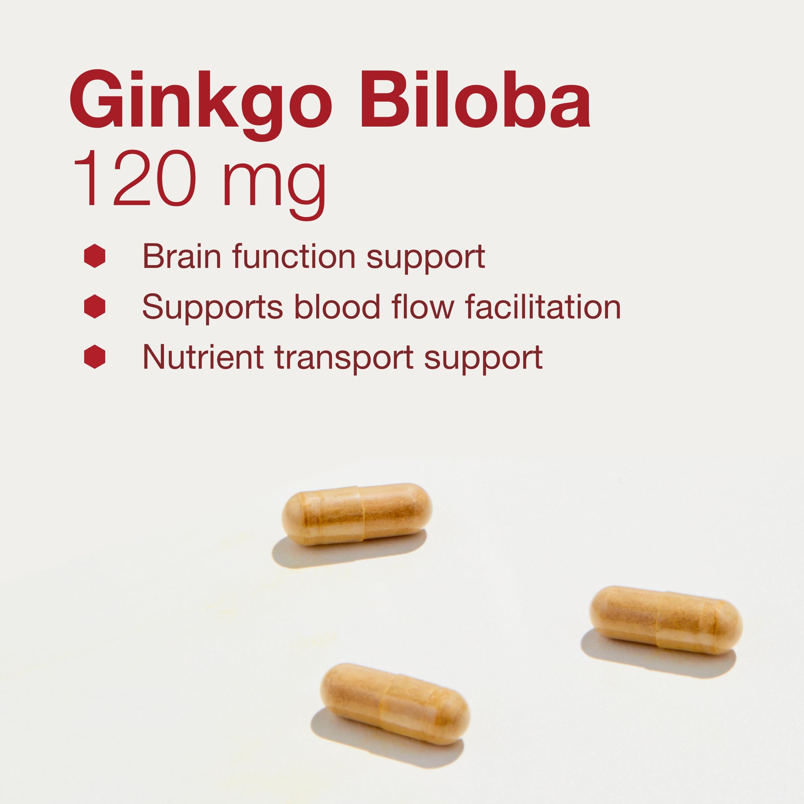 Blood circulation support with Ginkgo Biloba