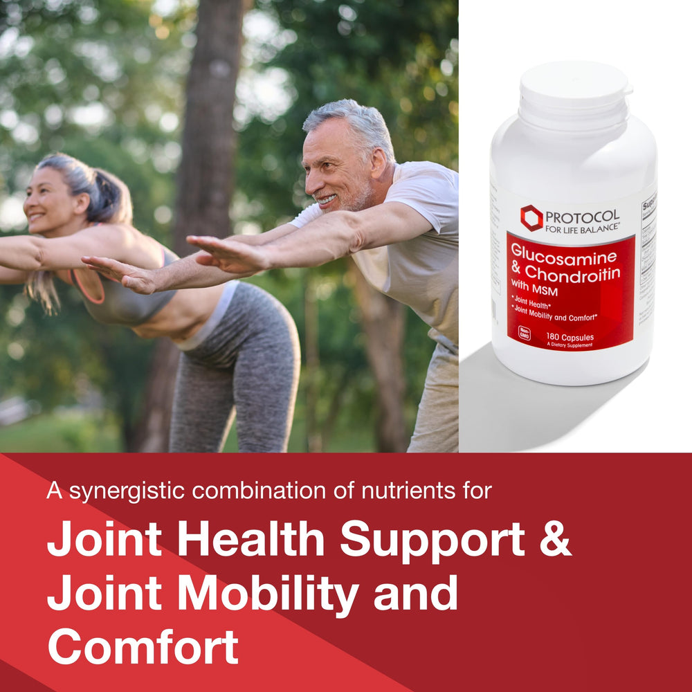 Ingredients blend of glucosamine, chondroitin and MSM