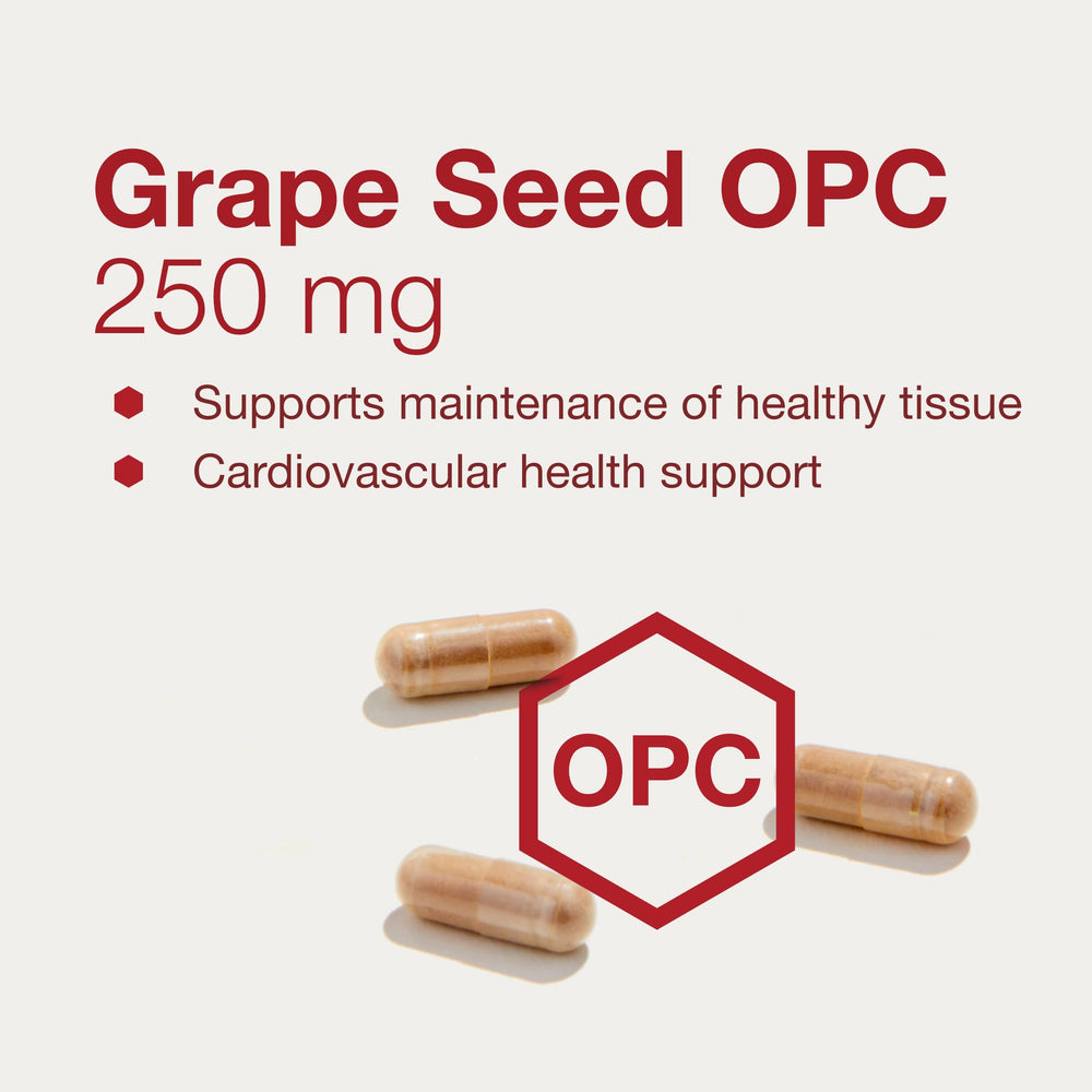 Grape Seed OPC capsule close-up