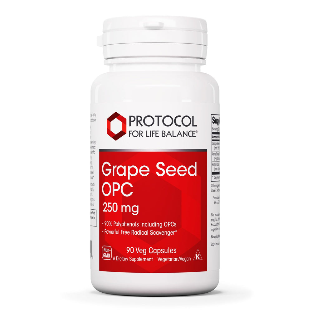 Protocol Grape Seed OPC bottle - front view