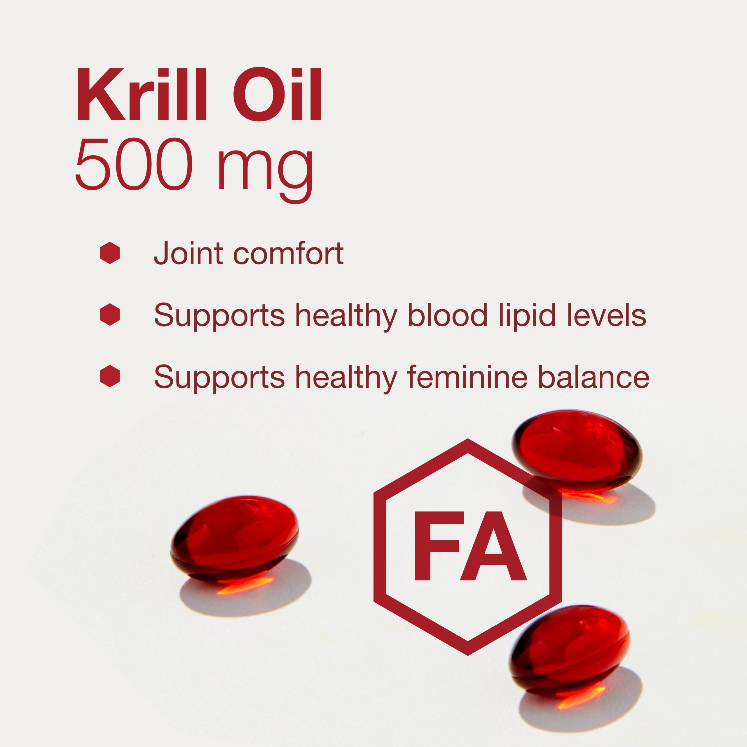 Astaxanthin in krill oil providing natural antioxidant benefits