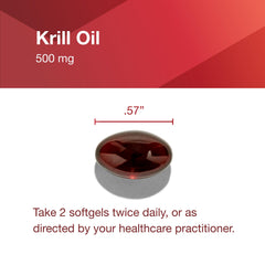 60 softgels bottle packaging for Protocol Krill Oil