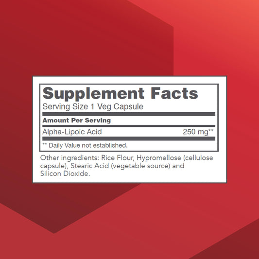 ALA 600mg capsules vial