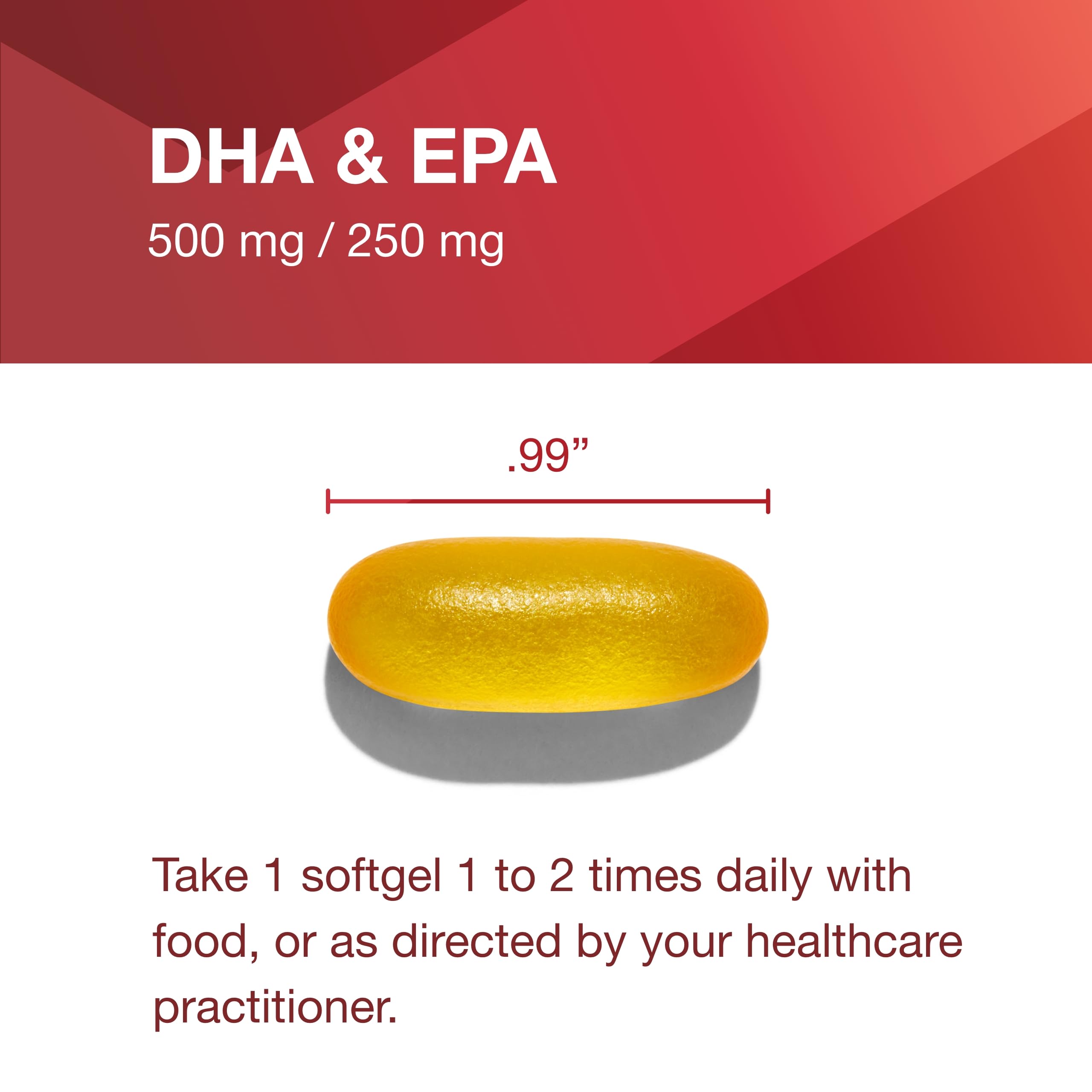 Protocol For Life Balance DHA-500 ingredients label