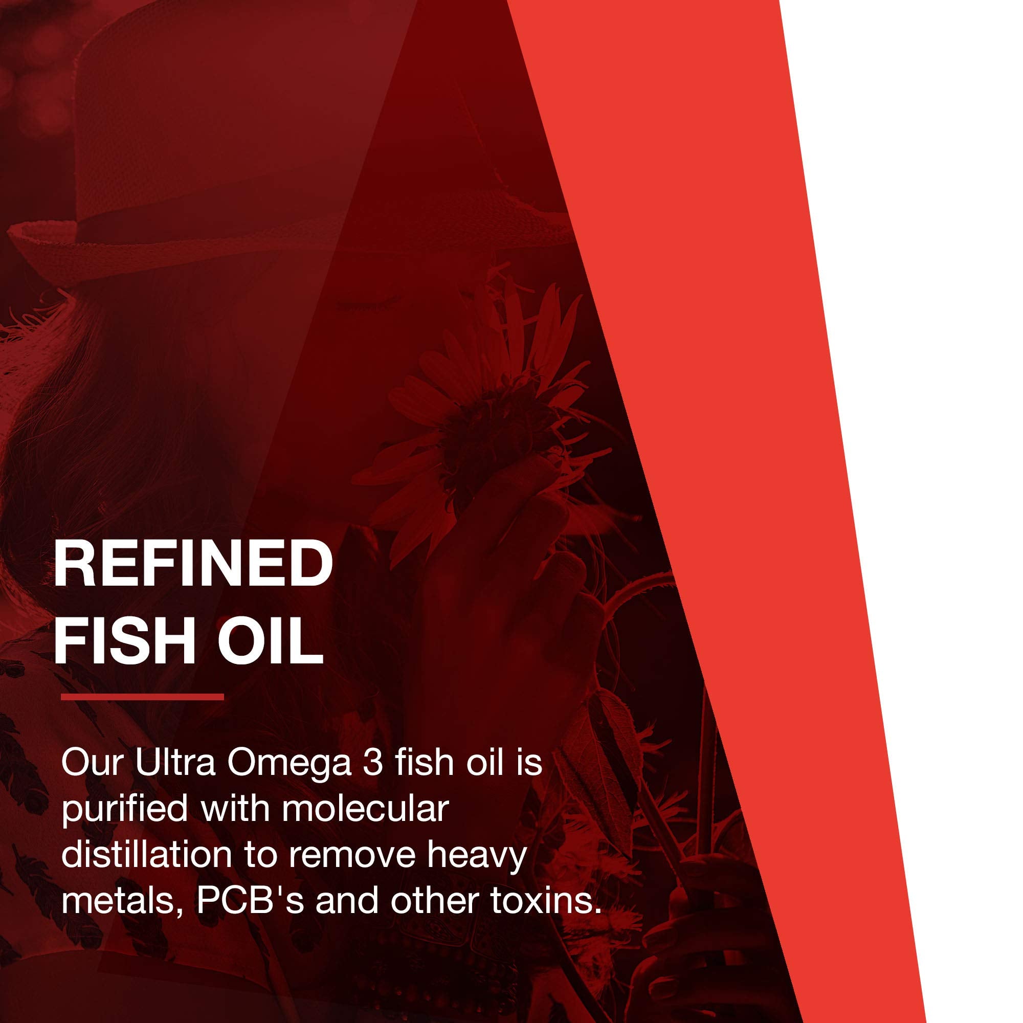 Back label of Ultra Omega-3 bottle