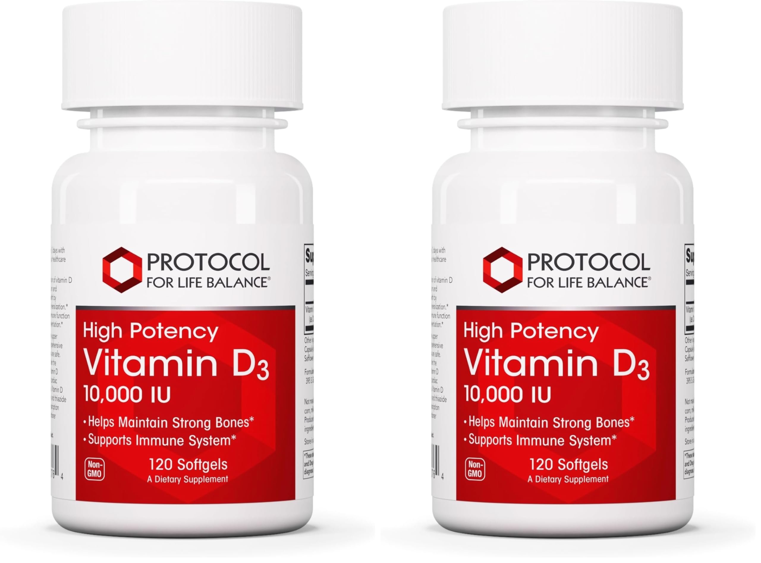 Protocol For Life Balance Vitamin D3 10,000 IU bottle