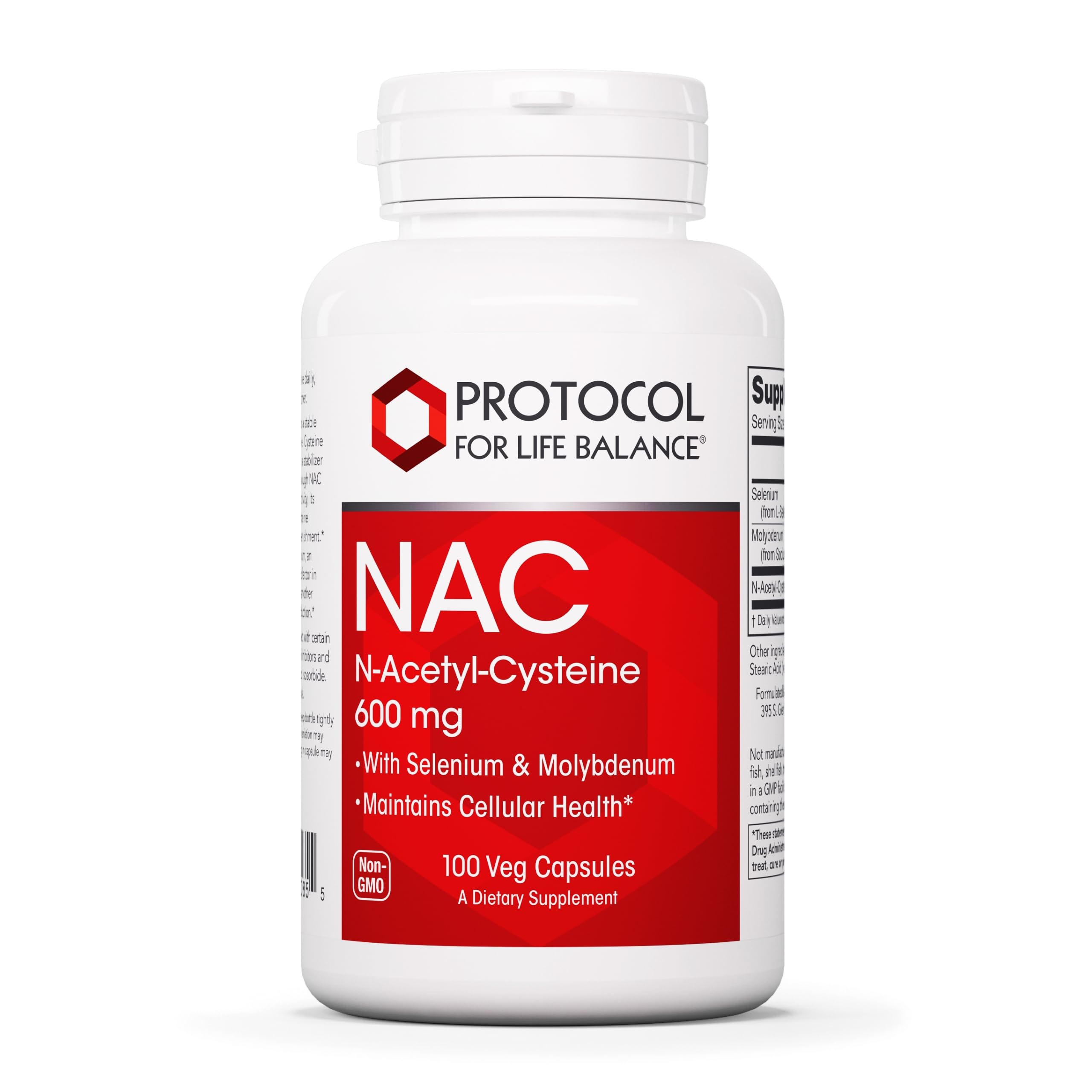 Protocol NAC bottle of 100 vegan capsules