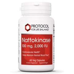 Protocol Nattokinase bottle with 60 vegan capsules