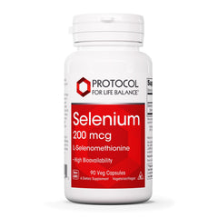 Protocol Selenium 200mcg bottle packaging front